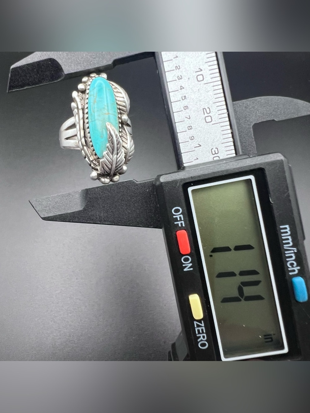 Sterling Silver Turquoise Ring - Picture 8 of 9